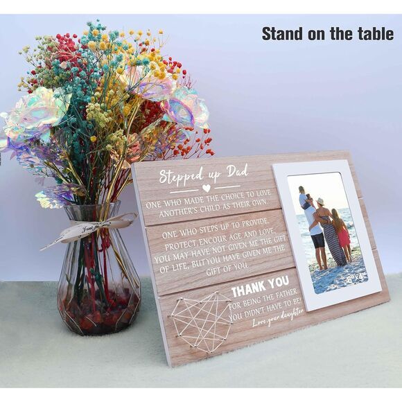 Stepped Up‎ Dad Photo Frame 6X4 (3772) New - Picture 5 of 7